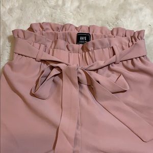 Paperbag waist shorts